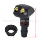 Universal BMW Front Windshield Washer Jet Nozzle Set (2-Piece, Fits Most BMW Models Including E30 / E34 / E36 / E39 / E46 / E53 X5 / E60 / E87 / E90 / E91 / E92 / E93 / F10 / F20 / F30 / M3 / M4 / M5)