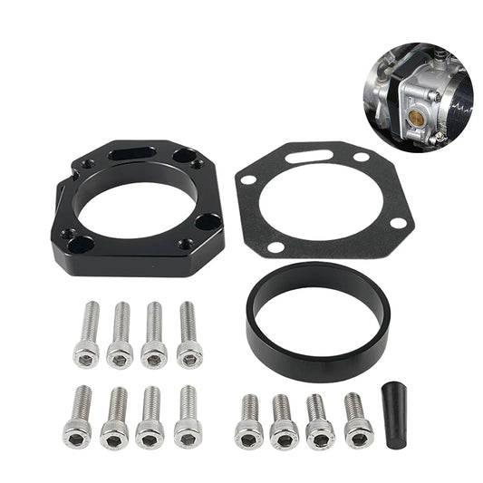 Honda K20 / K24 K-Series Engine Billet Aluminium RBC / RRC Dual Throttle Body Adapter (62mm / 70mm Dual Bore)