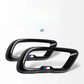 BMW X7 Black Knight Style Exhaust Tip Tail Throat Decorative Cover (Single Hole / Outer Frame)