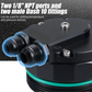 BMW M52 M54 Oil Filter Cap Adapter for External Oil Cooler (AN10 Ports)