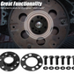 LS Short Crank Flexplate Spacer with Bolts for LS1 / LS2 / LS3 / LS6 / LS7 & GM 5.3L / 5.7L / 6.0L / 6.2L to SBC Transmission Adapter (Replaces 12563532 / 12563533)