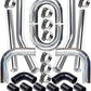 Universal 2.5" Aluminium Turbo Intercooler Piping Kit with Silicone Couplers, U-Pipe & Stainless Steel T-Bolt Clamps
