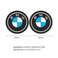 BMW Silicone Anti-Slip Car Coaster / Cup Mat 2-Piece Set for 1 / 3 / 4 / 5 Series, X3 / X5 / X7 (F20 / F40 / G01 / G02 / G05 / G22 / G30 / G32)