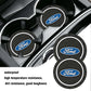 Ford Silicone Anti-Slip Car Coaster / Cup Mat for Focus MK2 / MK3 / MK4 / MK5, Fiesta MK7, Mondeo MK4 & Fusion (1-2 Piece Set)
