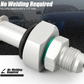 Universal 6AN Fuel Tank Return Line Collapsible Bung Kit (9/16"-18 Thread / Drill-In No-Weld Installation / Billet Aluminum)