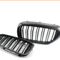 Gloss Black Double Slat Kidney Grille for BMW 5 Series G30 G31 520i 530i 540i M5 (2017–2020) – Front Racing Grilles Upgrade