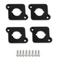 VW / Audi 1.8T 20V to 2.0 TFSI / R8 Coilpack Adapter Plate Set Billet Aluminum (Frosted Silver) for A3 / S3 / A4 / A6 / TT MK1 / Golf MK4 / GTI / Jetta / Beetle / Passat 1996 - 2011