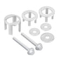 BMW E81 / E82 / E87 / E88 1 Series & E90 / E91 / E92 / E93 3 Series Billet Aluminium Rear Differential Mount Insert Kit 2005 - 2013 (Excludes 1M / M3)