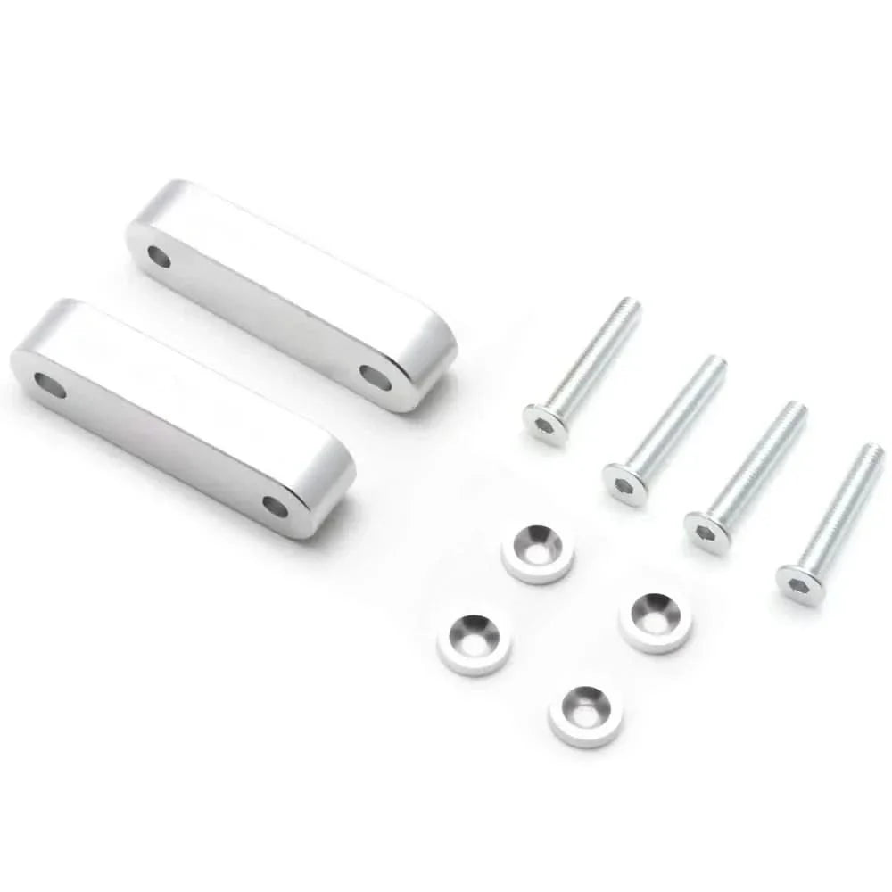 Universal Aluminum Hood Vent Spacer Riser Kit (Black / Purple / Silver)