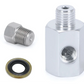 BMW 3 Series E30 / E36 3-Port Oil Pressure & Temperature Gauge Adapter T-Piece (M12 x 1.5 to 1/8" NPT)