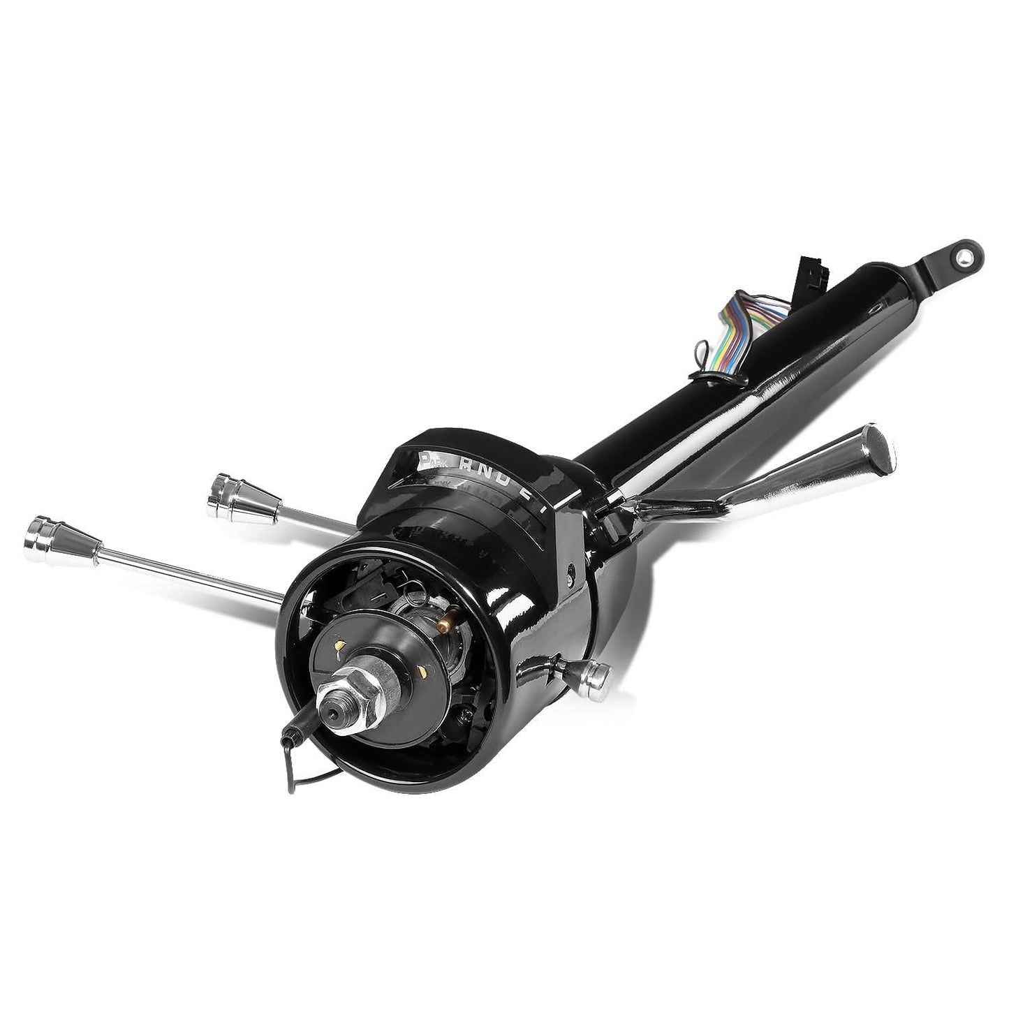 Universal 28" Black Steering Wheel Column - Automatic