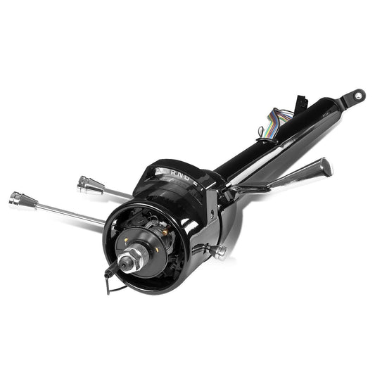 Universal 28" Black Steering Wheel Column - Automatic