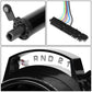 30" Black Automatic Steering Wheel Column