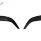 2011-2023 Dodge Charger IKON1 Style Side Fin Vents Matte Black ABS
