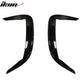 2015-2023 Dodge Charger IKON2 Style Side Fin Vents Gloss Black ABS