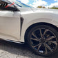 2016-2021 Honda Civic Type-R Style CF Hydro Dip Side Vent Fender ABS