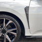 2016-2021 Honda Civic Type-R Style CF Hydro Dip Side Vent Fender ABS
