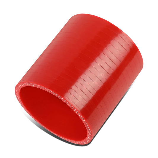2.50" Red Silicone Hose - 3-Ply Straight Performance Intake