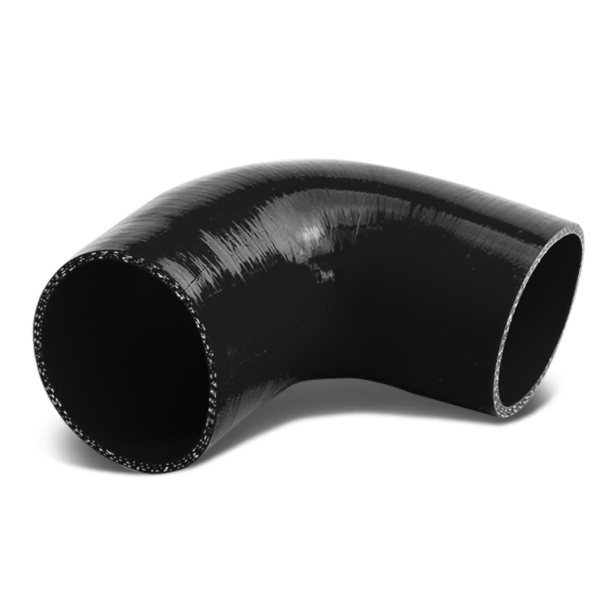 2.75" 90 Degree Silicone Hose - 3-Ply Black
