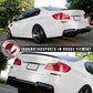 2011-2016 BMW F10 5-Serie P Style Unpainted Trunk Spoiler Carbon Fiber