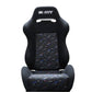 Bull Boost Adjustable Racing Lowered Ultra Max Bucket Seat w/ Seat Rails