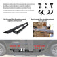 2009-2014 Ford F-150 Crew Cab IKON V1 Black Running Boards Solid Steel