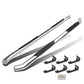 2007-2016 Chevrolet Silverado HD 3" Round Nerf Bars - Silver