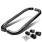 99-16 Chevrolet Silverado Standard Cab 3" Round Nerf Bars Black