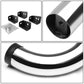 99-16 Chevrolet Silverado 3" Round Nerf Bars - Standard Cab Silver