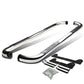 02-08 Dodge Ram 1500/2500/3500 Quad Cab 3" Round Nerf Bars Silver