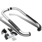 99-16 Ford F-250 F-350 Super Duty 3" Round Nerf Bar Step Bar Silver