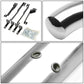 07-13 Acura MDX 3 Inch Round Nerf Bars Step Rails Silver