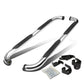 01-04 Toyota Tacoma Double Cab 3" Round Nerf Bars - Silver