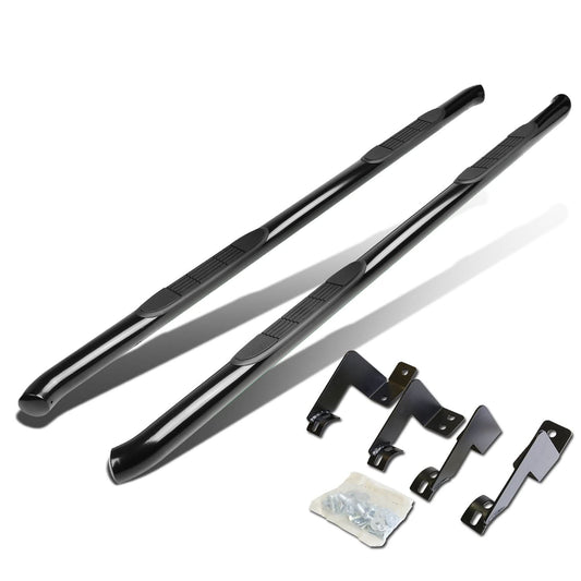 2005-2016 Toyota Tacoma Extended Cab 3" Round Nerf Bars - Black