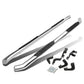 05-16 Toyota Tacoma Double Cab 3" Round Nerf Bar Step Bar - Silver