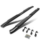 99-16 Ford F-250 F-350 Super Duty 5" Oval Nerf Step Bars Black
