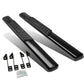 99-16 Chevy Silverado GMC Sierra 5" Oval Nerf Bars Regular Cab Black