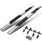 04-08 Ford F-150 / 06-08 Lincoln Mark LT 5" Oval Nerf Bars Silver