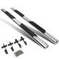 04-08 Ford F-150 / 06-08 Lincoln Mark LT 5" Oval Nerf Bars Silver