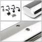 2015-2018 Ford F-150 SuperCrew 5" Oval Nerf Bars - Silver