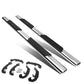 2019-2020 Chevrolet Silverado Crew Cab 5" Oval Nerf Bars Silver
