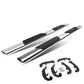 2019-2020 Chevrolet Silverado 5" Oval Nerf Bars Extended Cab Silver