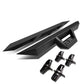 2007-2016 Jeep Wrangler 2-Door Step Down Nerf Bars - Black
