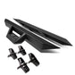 2007-2016 Jeep Wrangler 2-Door Step Down Nerf Bars - Black