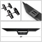 2007-2016 Jeep Wrangler 2-Door Step Down Nerf Bars - Black