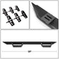 2007-2016 Jeep Wrangler 4-Door Step Down Nerf Bars - Black