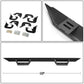 07-17 Chevrolet Silverado Crew Cab Step Down Nerf Bars - Black