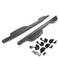 2015-2017 Ford F-150 Crew Cab 3" Round Extended Step Bars - Matte Black