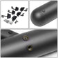 2015-2017 Ford F-150 Crew Cab 3" Round Extended Step Bars - Matte Black