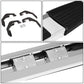 2007-2019 Chevrolet Silverado GMC Sierra 5.25" Nerf Step Bars Chrome